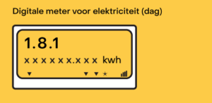 digitale meter elektriciteit nacht